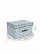 Tpster Fabric Storage Box with Lid 35x30x20cm