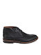 Leder Schwarz Herrenstiefel