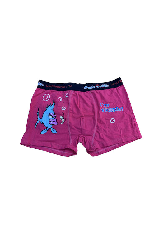 Apple Boxer Herren Boxershorts Rot mit Mustern ...