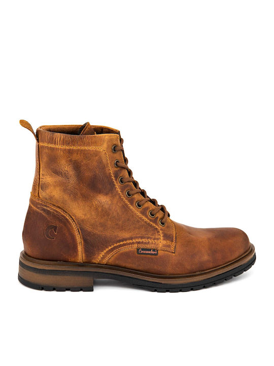 Commanchero Original Piele Tabac maro Ghete bar...