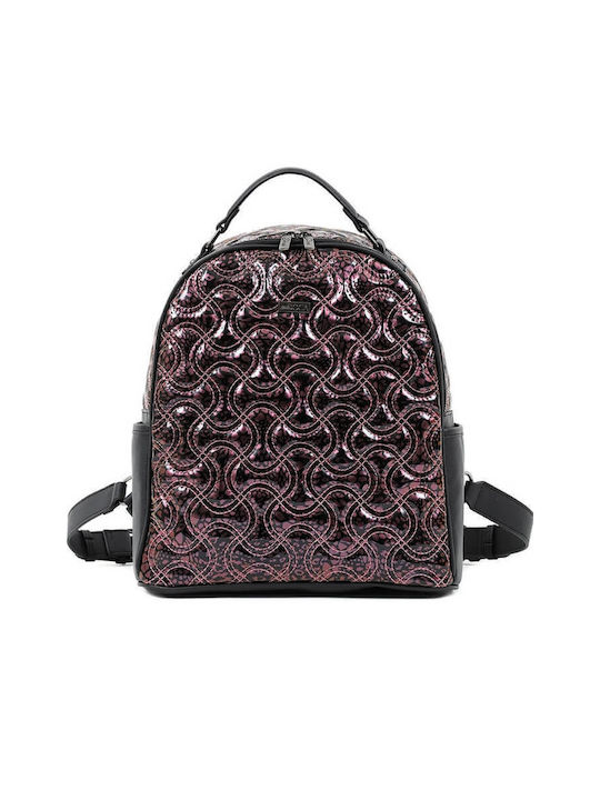 Doca Damen Tasche Rucksack Lila