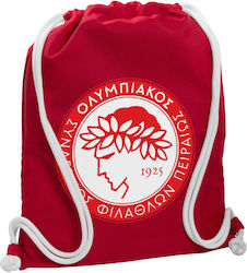 Koupakoupa Ολυμπιακός Τσάντα Πλάτης Γυμναστηρίου Κόκκινη