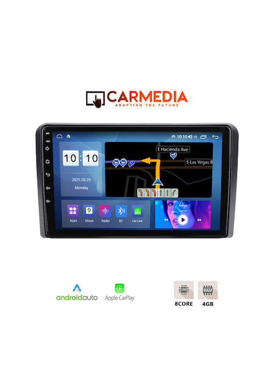 Carmedia Car Audio System Hummer H1 2007+ (Bluetooth/USB/WiFi/GPS/Apple-Carplay/Android-Auto) with Touch Screen 9"