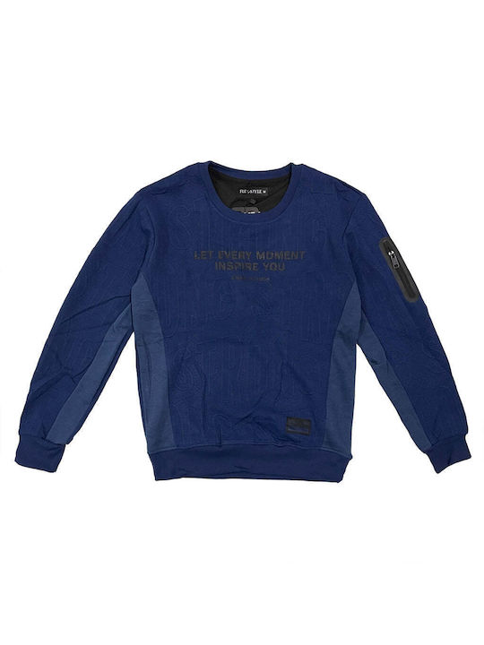 Ustyle Men's Sweatshirt Blue