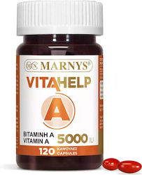 Marnys Vitamin A für die Haare, die Haut & Antioxidans 5000iu 120 Softgels