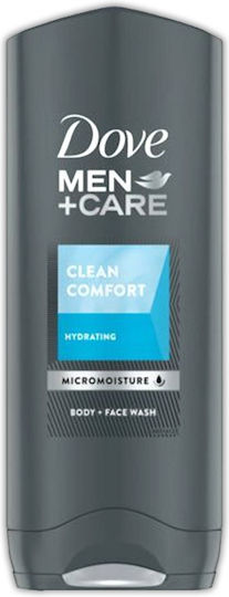 Dove Men +care Αφρόλουτρο σε Gel για Άνδρες με Γλυκερίνη Ενυδατικό 400ml