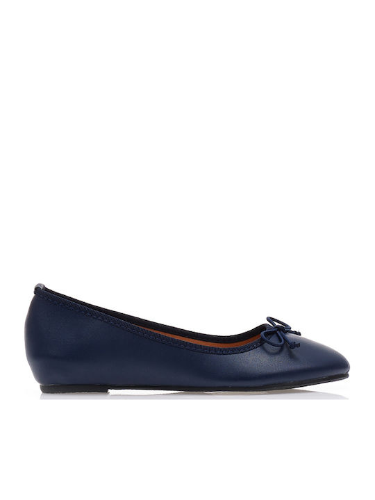 Damen Ballerinas in Blau Farbe