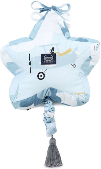 La Millou Crib Decorative Pillow with Music Blue