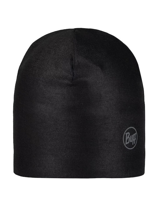 Buff Beanie Unisex Σκούφος Πλεκτός σε Μαύρο χρώμα