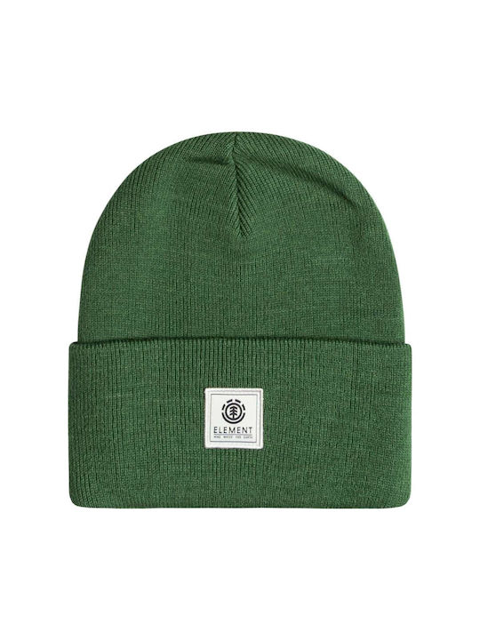 Element Knitted Beanie Cap Green