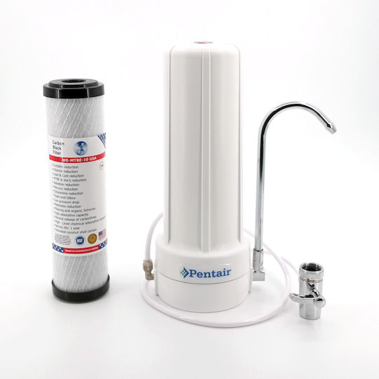 Pentair Countertop Sistem de Filtrare a Apei Singur Deasupra blatului cu Filtru de Schimb Pentek WE-MTBE-10 USA 1 μm