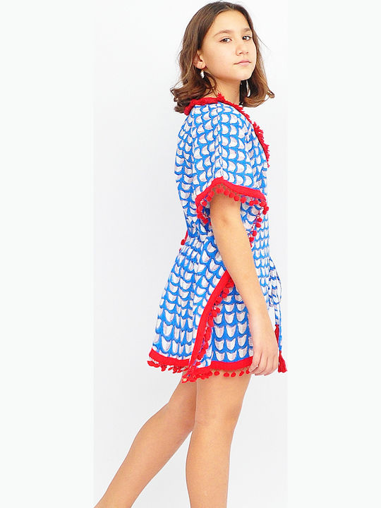 Kinderkleid Kurzärmelig Blau