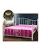 Herz Bett Doppelbett Metall Golden Grain für Matratze 150x200cm