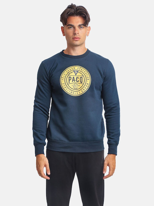 Paco & Co Herren Sweatshirt Blau