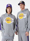 La Lakers Φούτερ με Κουκούλα Γκρι