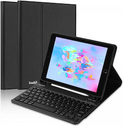 Buddi Flip Cover cu Tastatură Engleză SUA Negru (iPad 2017/2018 9.7" - iPad 2017/2018 9.7") 115355