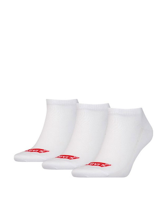 Levi's Cut Batwing Logo Socks White 3Pack