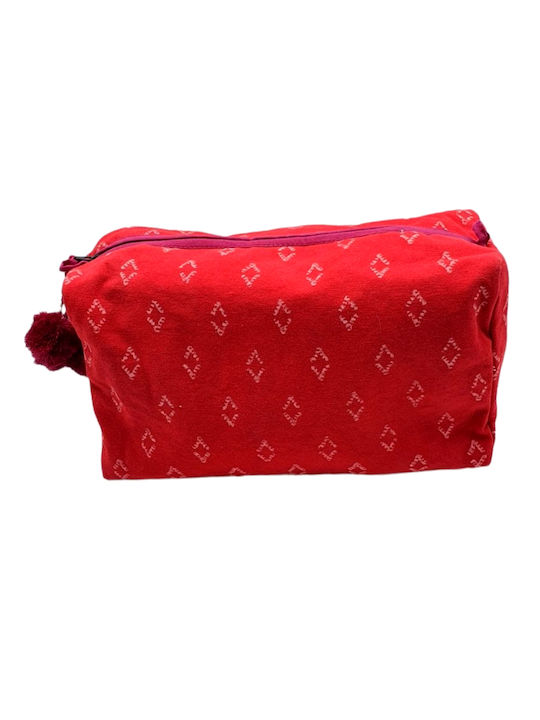 Toiletry Bag in Red color 26cm