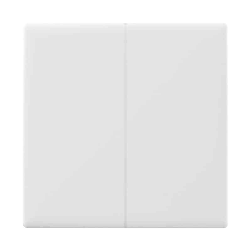 Sonoff T5EU2C Χωνευτός Διακόπτης Τοίχου Αφής Wi-Fi Διπλός με Πλαίσιο Λευκός
