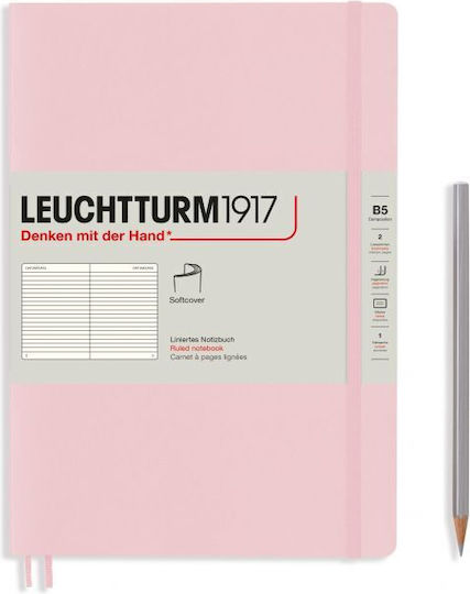 Leuchtturm1917 Notebook B5 Ruled Pink 363924