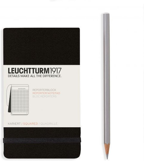 Leuchtturm1917 Notepad A6 Square Black