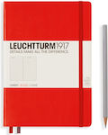 Leuchtturm1917 Notizbuch 249 Blätter A5 mit Gummiband Rot 332933