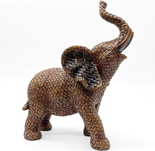 Zaros Dekorativer Elefant aus Polyresin 25.5x11x28cm 1Stück