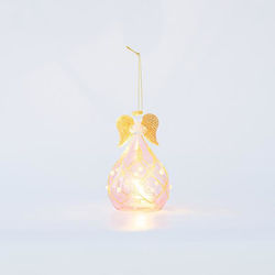 Eurolamp Стъклен Свещник Розови 2 Бройки