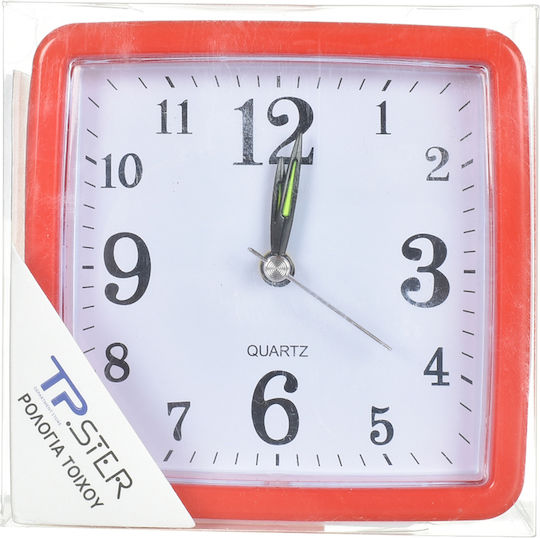 Tpster Tabletop Clock with Indicators Red 31219