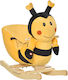 HomCom Fabric Rocking Toy for 18+ months Yellow
