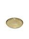 Zaros Aluminum Round Decorative Tray 34x3x3cm