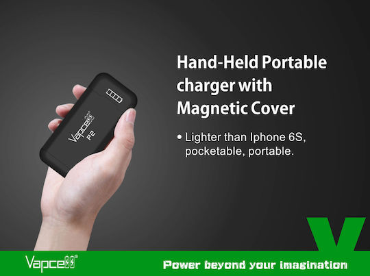 Vapcell USB Φορτιστής Μπαταριών Li-ion Μεγέθους 18650