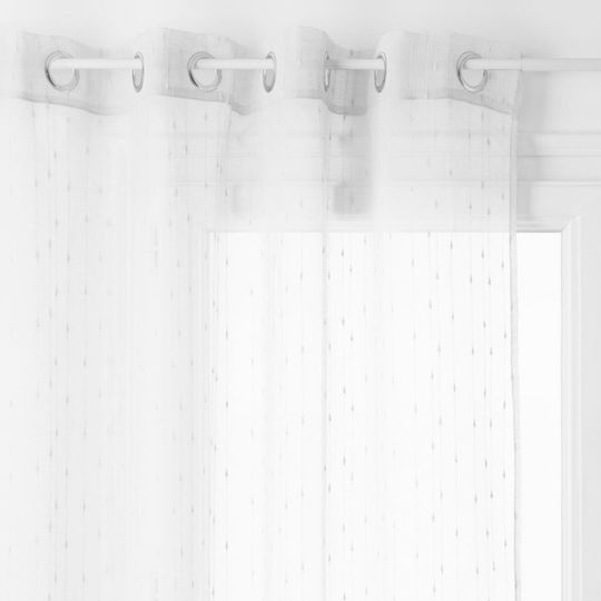 PanOikos Vorhang mit Grommets Weiße 140x260cm
