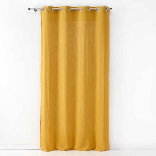 PanOikos Перде с Копчета Cassa Жълто 135x240см