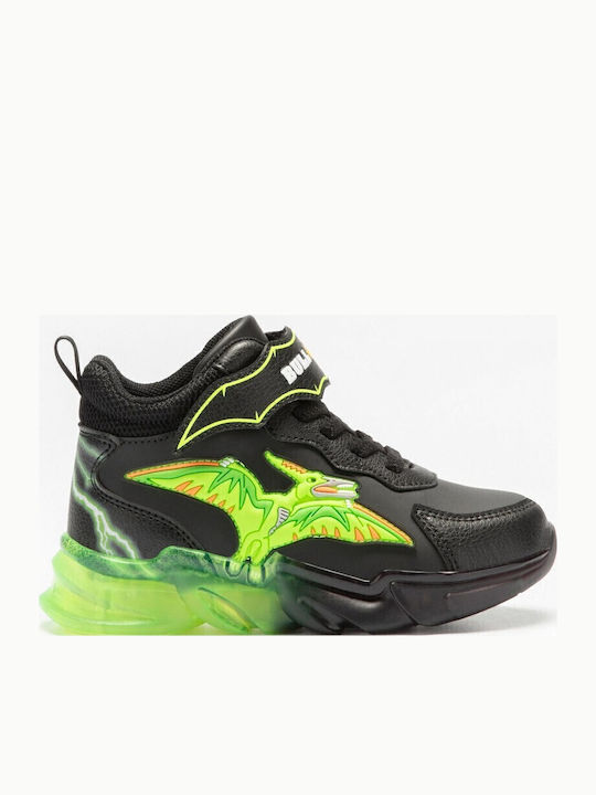 Bull Boys Παιδικά Sneakers High με Σκρατς & Φωτ...