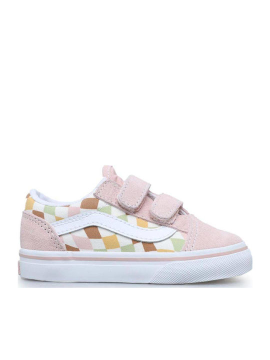 Old Skool V Kids Sneakers with Scratch Multicolour