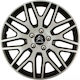 Versaco Car Hubcap Set Dakar Nc with Citroen Emblem 14" 4pcs Silver