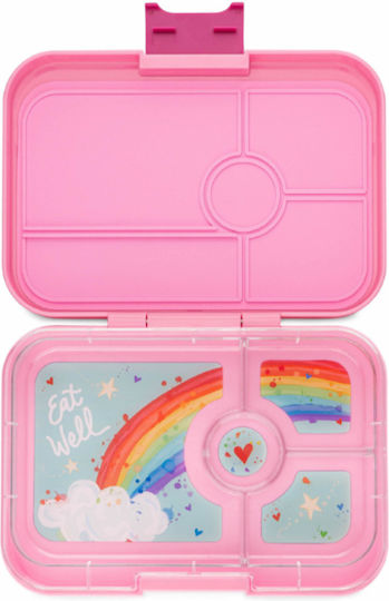Yumbox Πλαστικό Παιδικό Δοχείο Φαγητού Ροζ