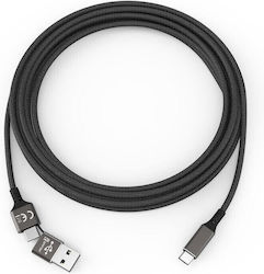 Smrter USB 2.0 USB-C männlich - USB-A / USB-C 60W 1m Smrter USB 2.0 USB-C männlich - USB-A / USB-C 60W 1m