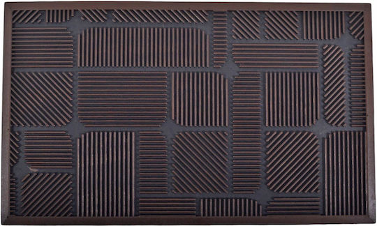 Ankor Fußmatte aus Gummi Braun 45x75cm