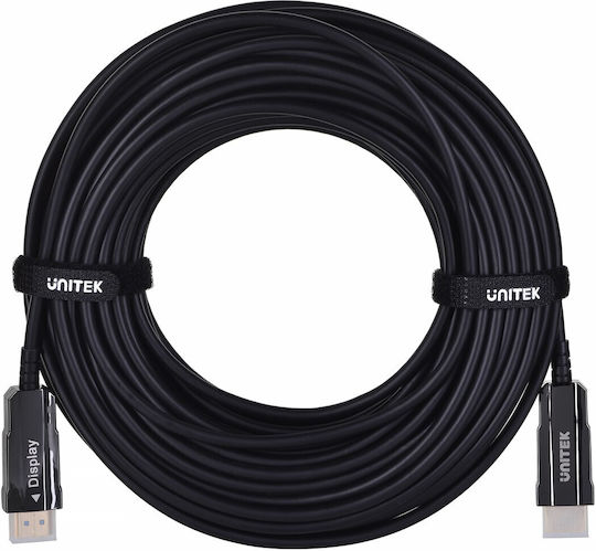 Unitek HDMI 2.0 Premium High Speed 4K 60Hz HDR Cable HDMI male - HDMI male 20m Μαύρο