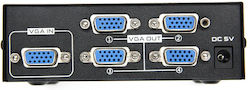Anga 1 Είσοδος 4 Έξοδοι VGA Splitter Anga 1 Είσοδος 4 Έξοδοι VGA Splitter