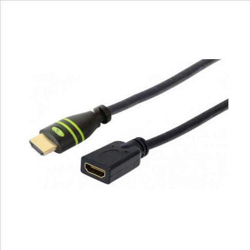 Techly HDMI 1.4 High Speed 1080p 120Hz Cable HDMI male - HDMI female 1.8m Μαύρο