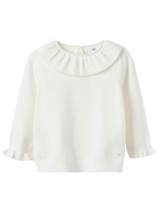 Zippy Kids Sweater Long Sleeve White