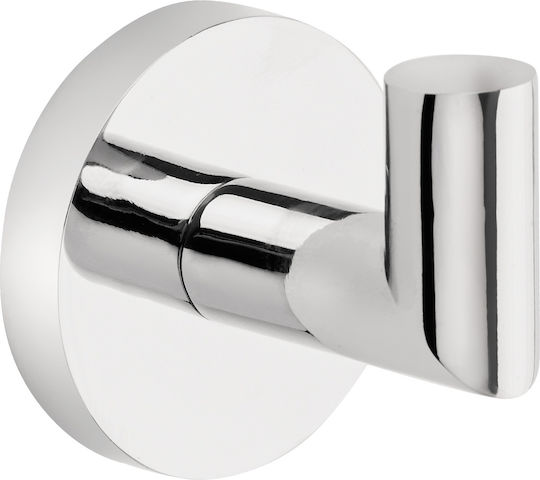 Bronze Art Single Bathroom Hook With Screws 50x5cm Silver