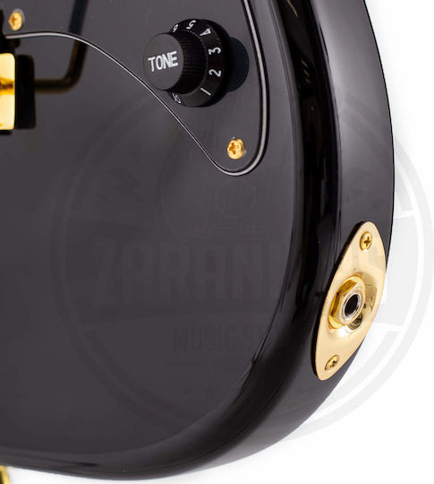 Jet Guitars Jet Js-400 Ηλεκτρική Κιθάρα ST Style με HSS Διάταξη Μαγνητών Μαύρη με Θήκη BK G