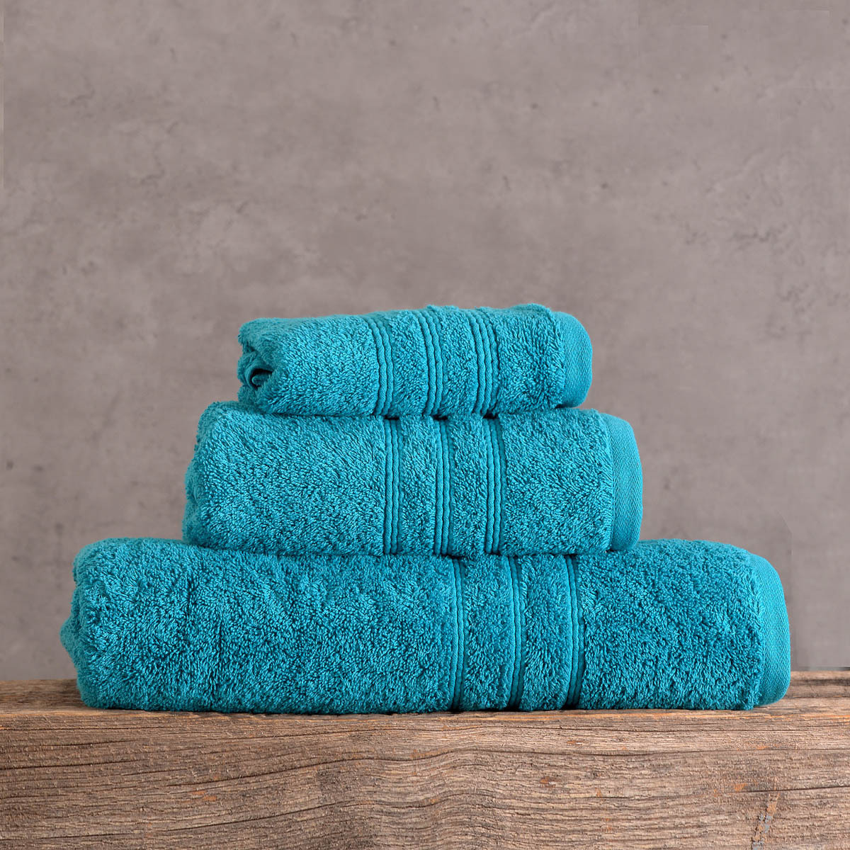 Petrol blue towels store