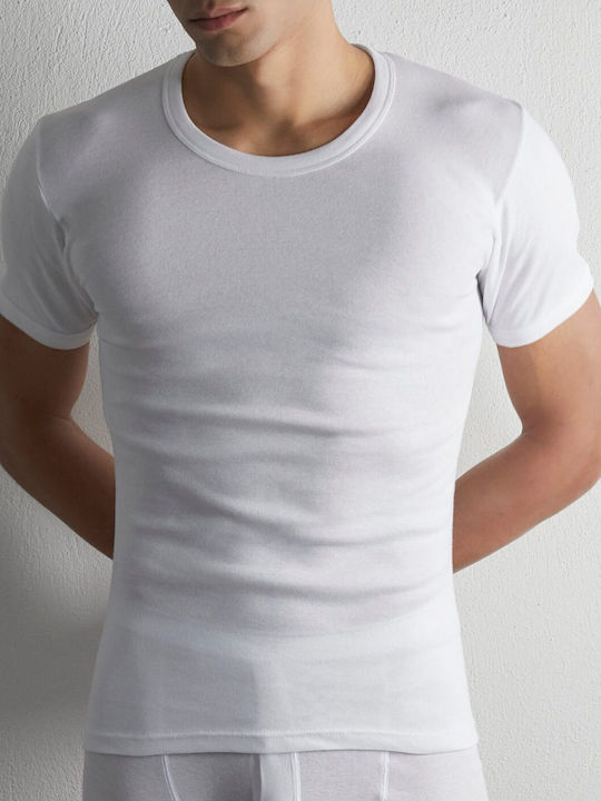 Herren Unterhemden in Weiß Farbe 1Packung