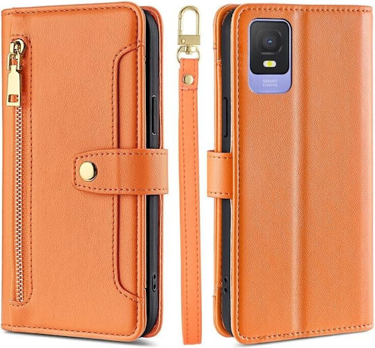 Zipper Wallet Πορτοκαλί (Realme C11 2021)