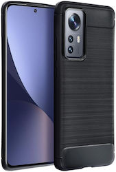 Carbon Umschlag Rückseite Schwarz (Realme C55)